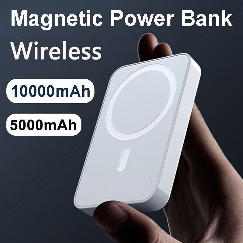 10000Mah Power Bank Magnetic Battery Pack Wireless Charger for Iphone 14/13/12