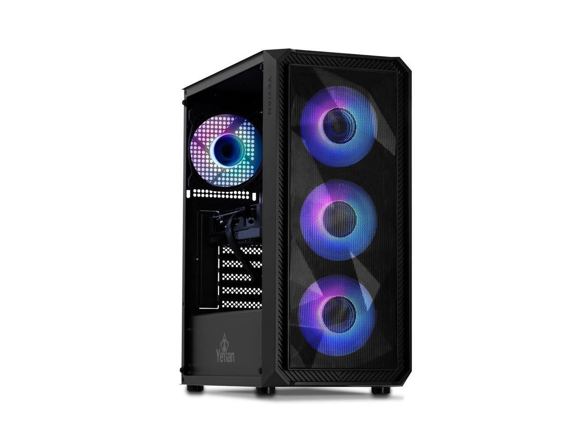 Tanto Gaming PC Desktop, Intel Core I5-13400F, Nvidia RTX 4060, 16GB DDR5 5600Mhz, 1TB Nvme SSD, 650W Gold PSU, AC Wi-Fi, Windows 11 64-Bit, YPI-TA34F0B-4601N