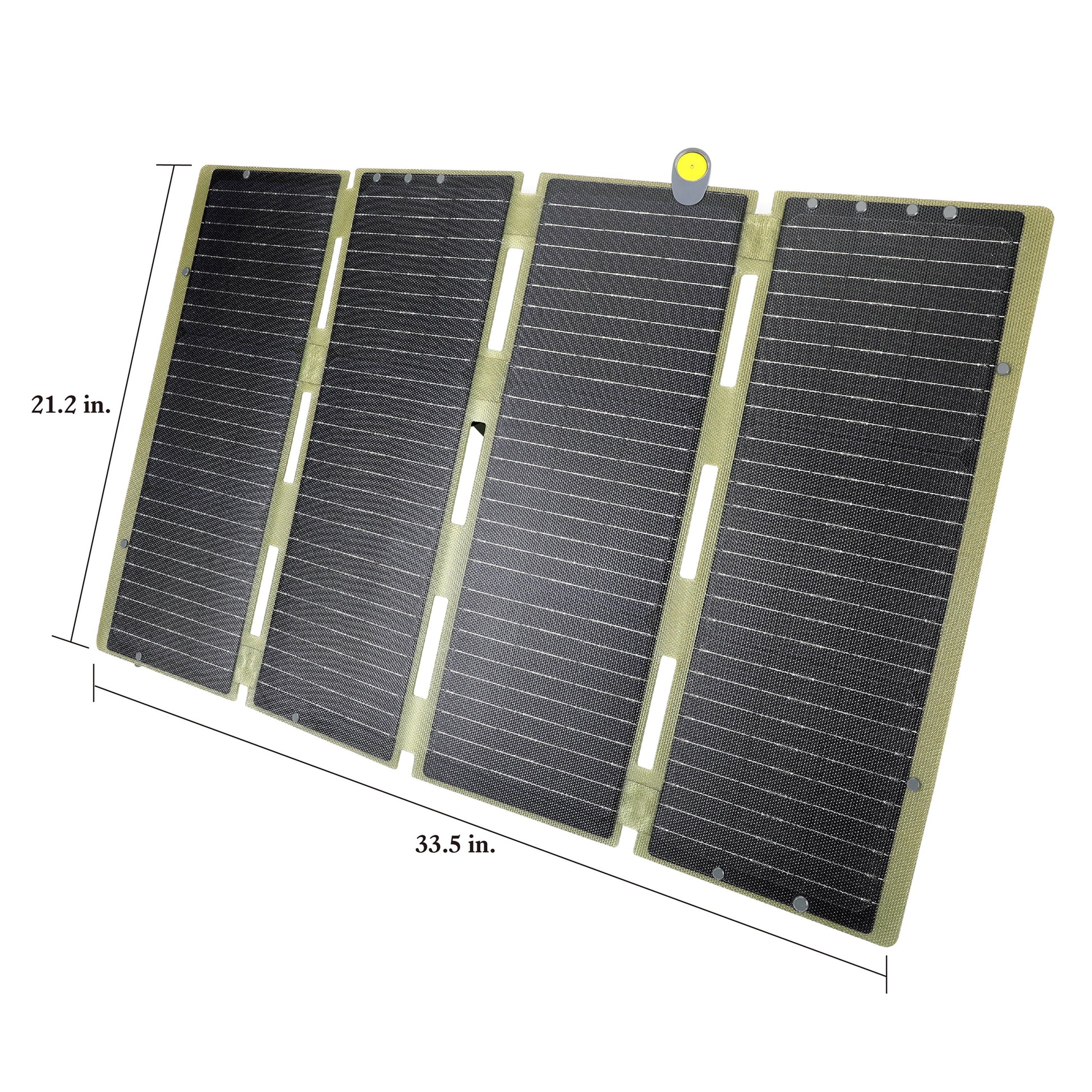 60W Foldable Solar Panel, USB-A and USB-C, Phone Charger, Waterproof, Emergency, Solar Panel Only