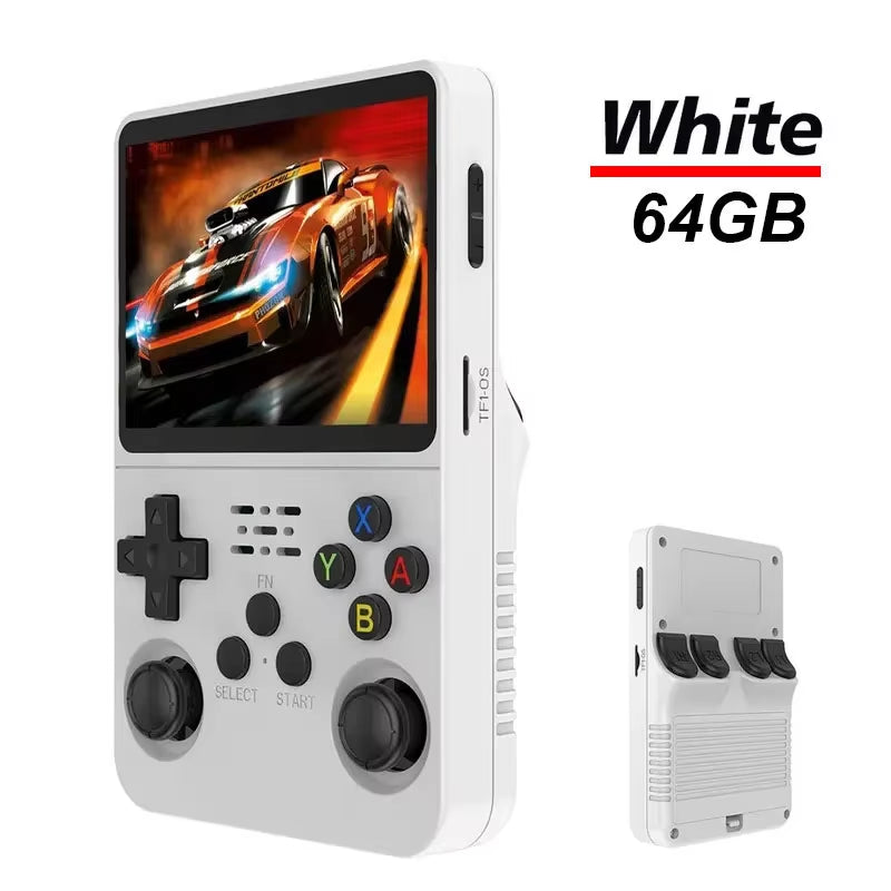 R36S Handheld Game Console 3.5 Inch IPS Screen 64G Linux Portable Video Games Player Open Source System Arcade Retro Games